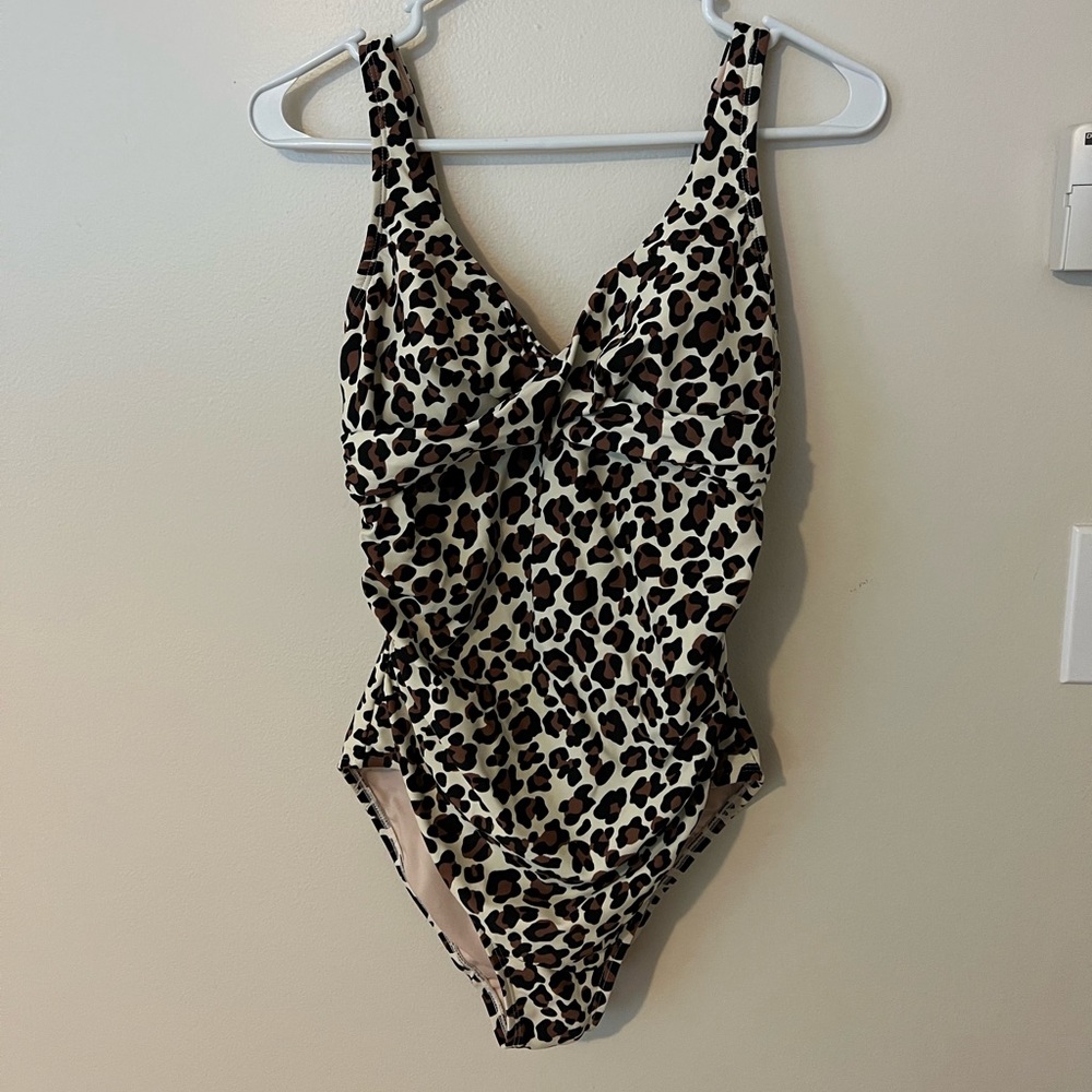 Womens twist front classic one piece